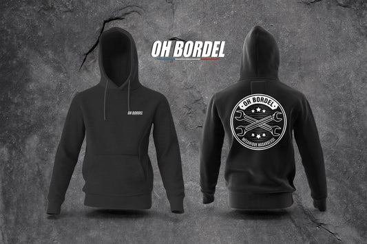 Le hoodie OH BORDEL « Mécanique hasardeuse »
